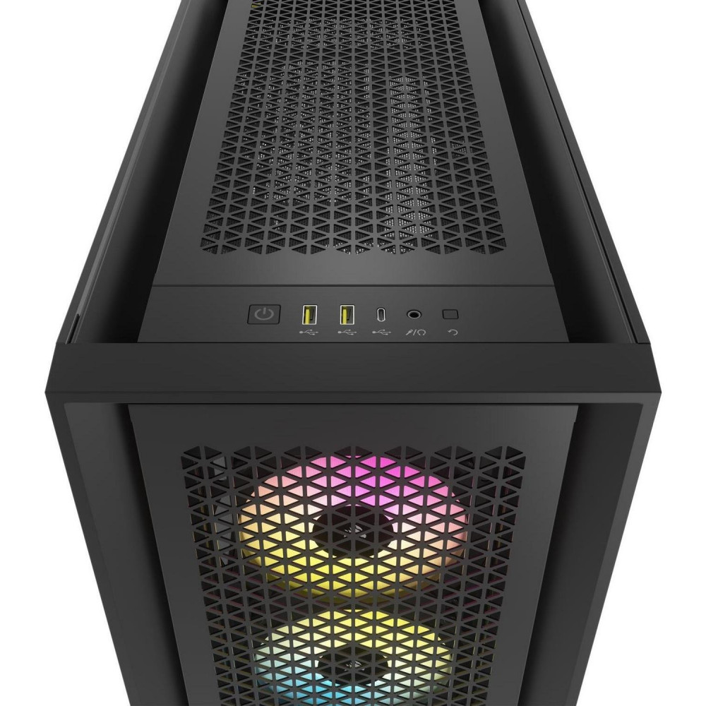 Корпус Corsair iCUE 5000D RGB AirFlow Tempered Glass Black (CC-9011242-WW) без БП