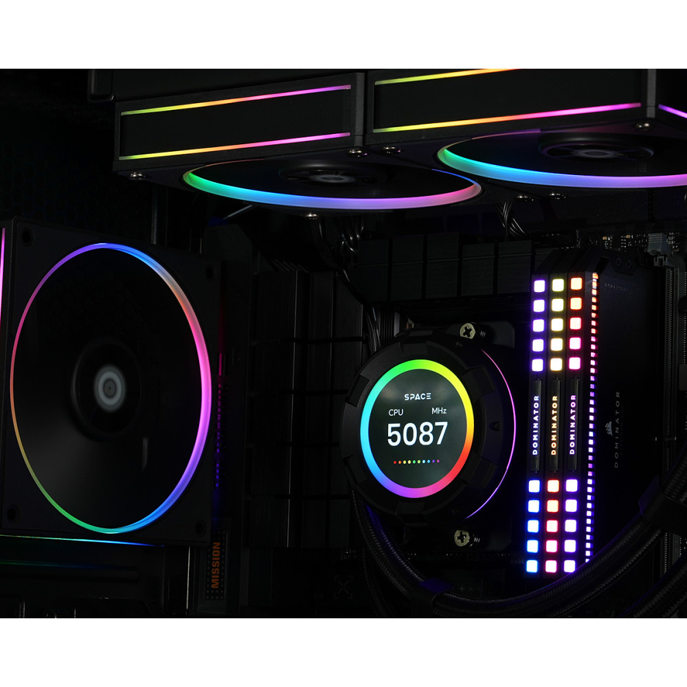 Система водяного охлаждения ID-Cooling Space LCD SL360