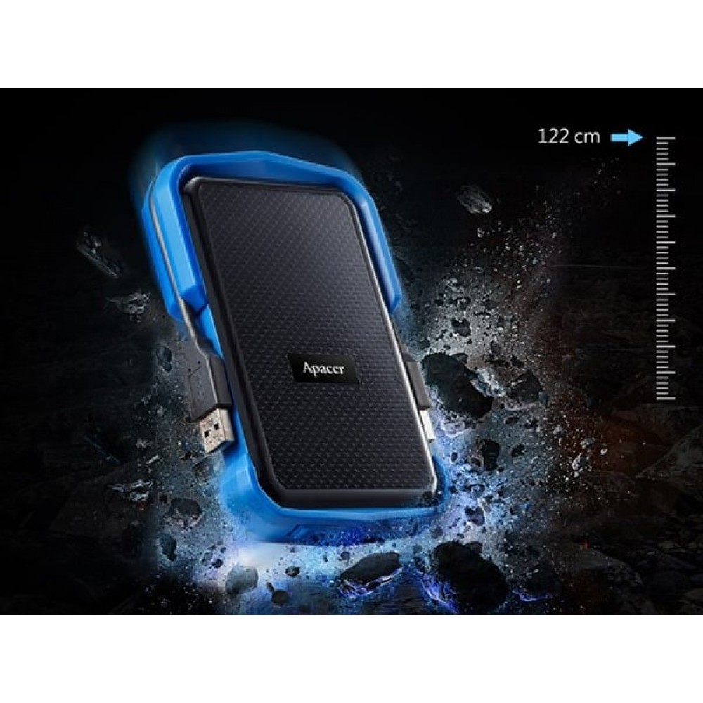 Зовнішній жорсткий диск 2.5" USB 1.0TB Apacer Apacer AC631 Black/Blue (AP1TBAC631U-1)