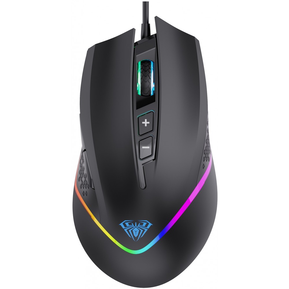 Мышь Aula F805 Wired gaming mouse with 7 keys Black (6948391212906)