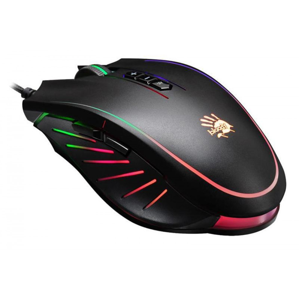 Мышь A4Tech Q81 Bloody Neon XGlide Curve Black