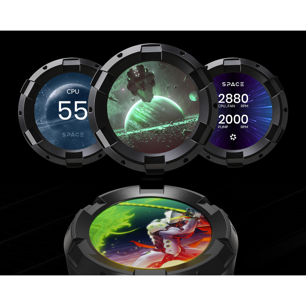 Система водяного охлаждения ID-Cooling Space LCD SL360