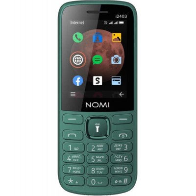 Мобильный телефон Nomi i2403 Dual Sim Dark Green