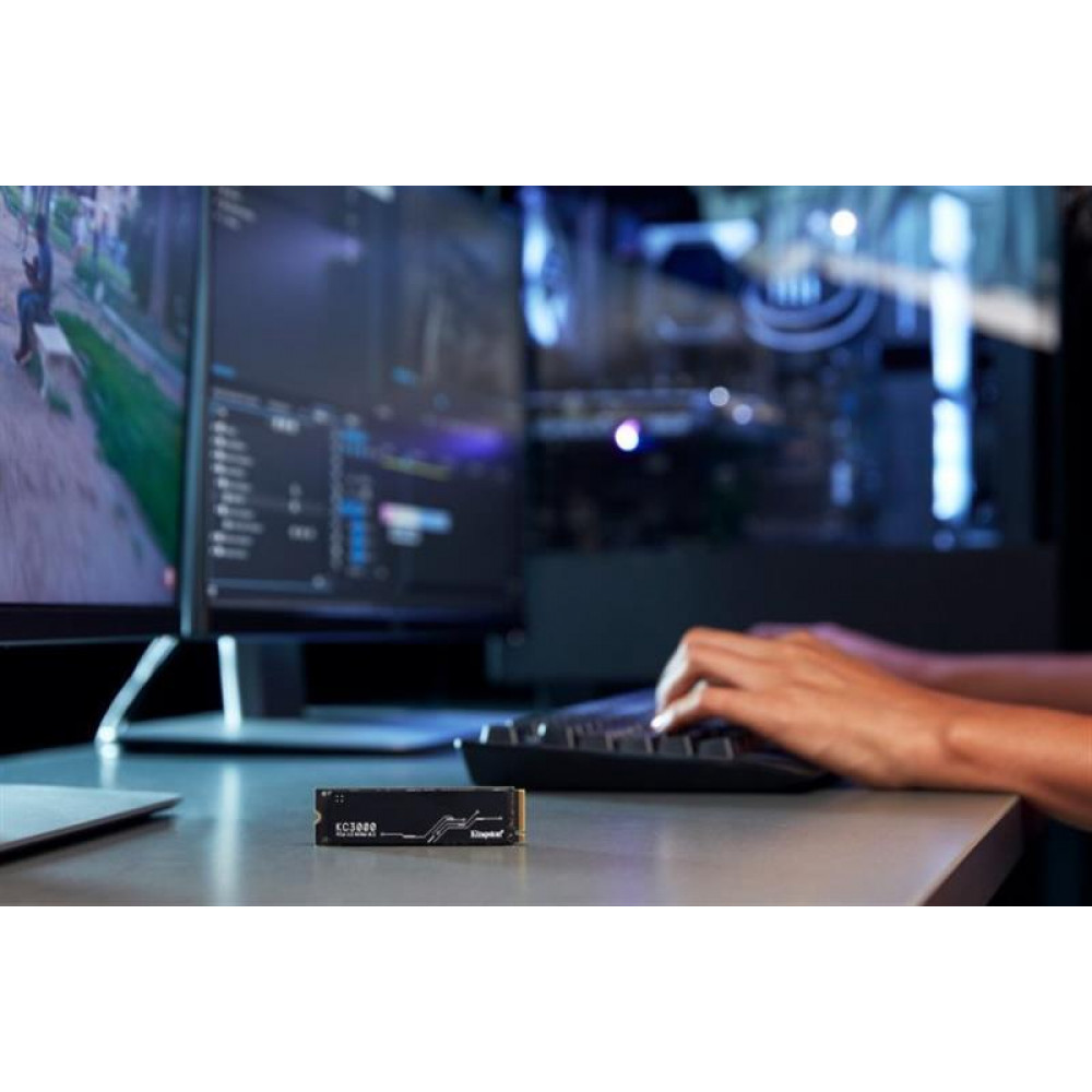 Накопитель SSD 512GB Kingston KC3000 M.2 2280 PCIe 4.0 x4 NVMe 3D TLC (SKC3000S/512G)