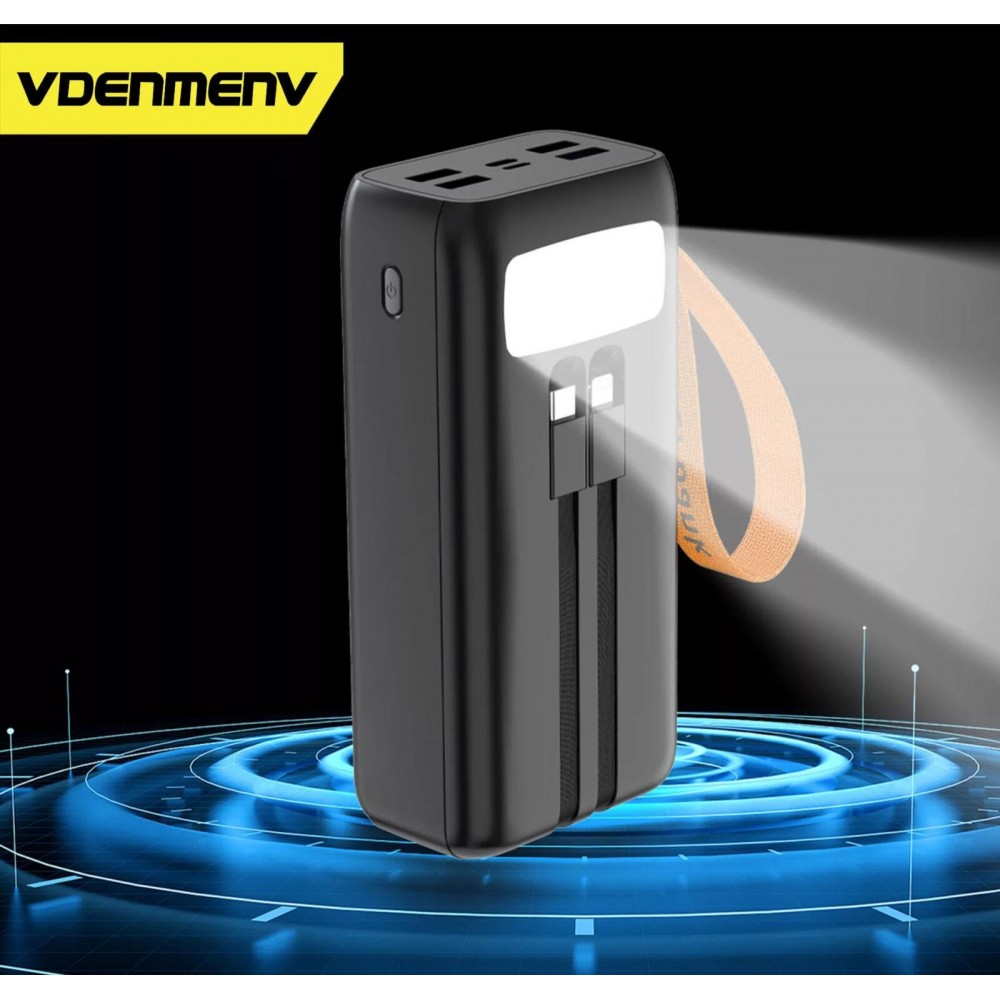 Универсальная мобильная батарея Denmen DP32 50000mAh Black