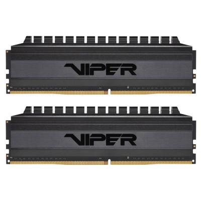 Модуль пам`яті DDR4 2x8GB/3000 Patriot Viper 4 Blackout (PVB416G300C6K)