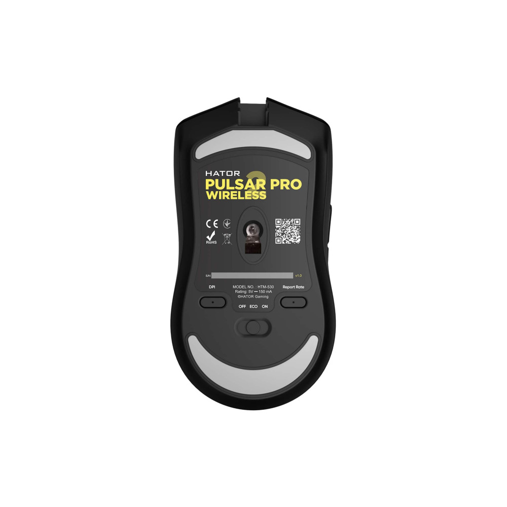 Мышь беспроводная Hator Pulsar 2 Pro Wireless Black (HTM-530)
