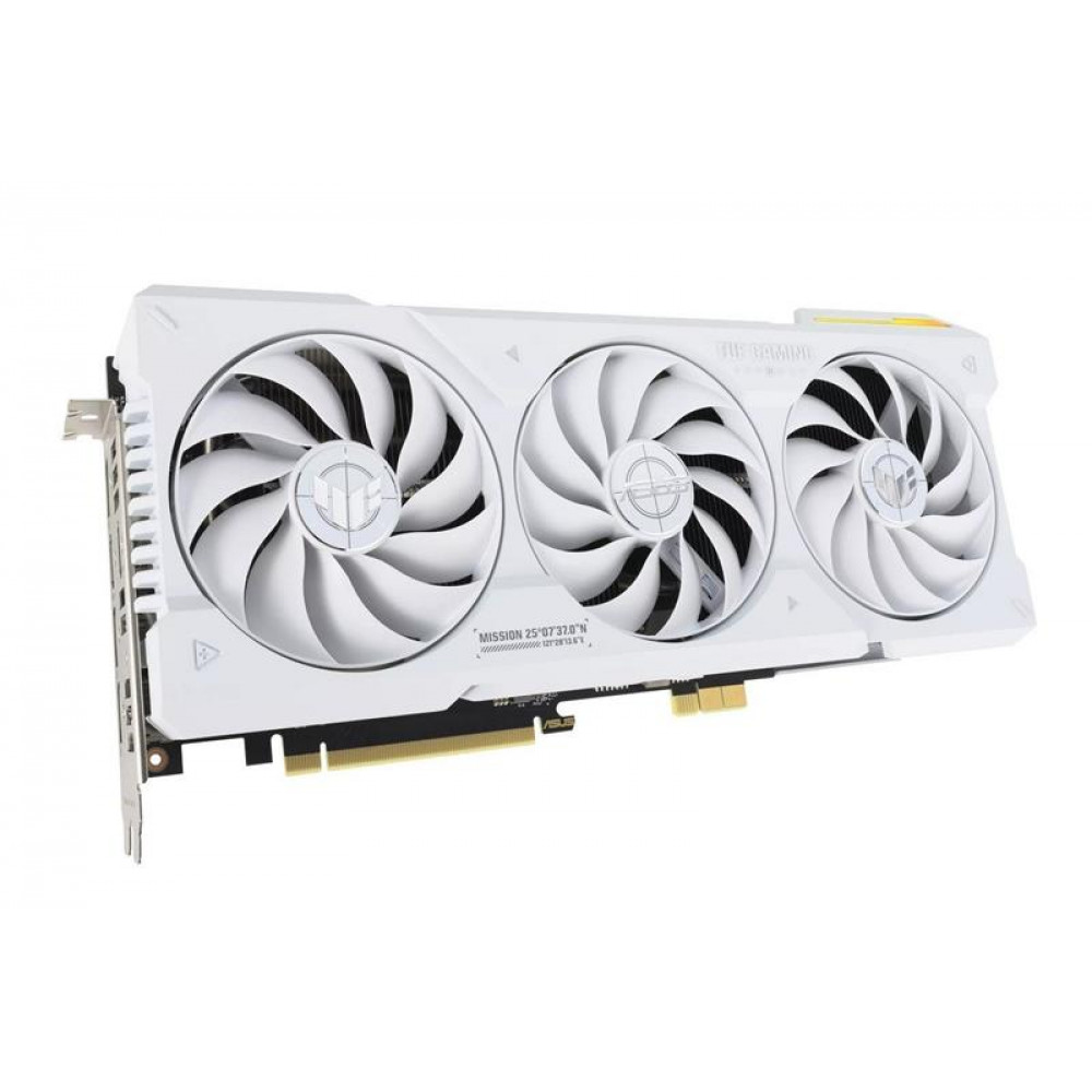 Видеокарта GF RTX 4070 Ti Super 16GB GDDR6X TUF Gaming BTF White Asus (TUF-RTX4070TIS-16G-BTF-WHITE)
