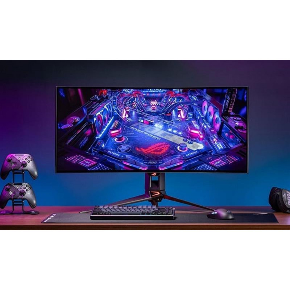 Монитор Asus 34" ROG Swift PG34WCDM (90LM09L0-B01A70) OLED Black Curved