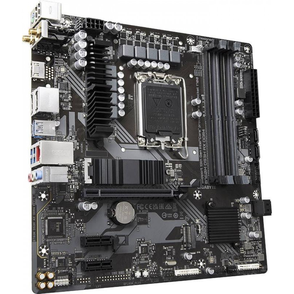 Материнская плата Gigabyte B760M DS3H AX DDR4 Socket 1700