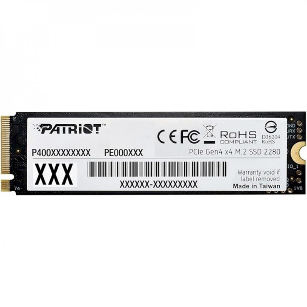 Накопитель SSD 2TB Patriot P400 Lite M.2 2280 PCIe NVMe 4.0 x4 3D TLC (P400LP2KGM28H)