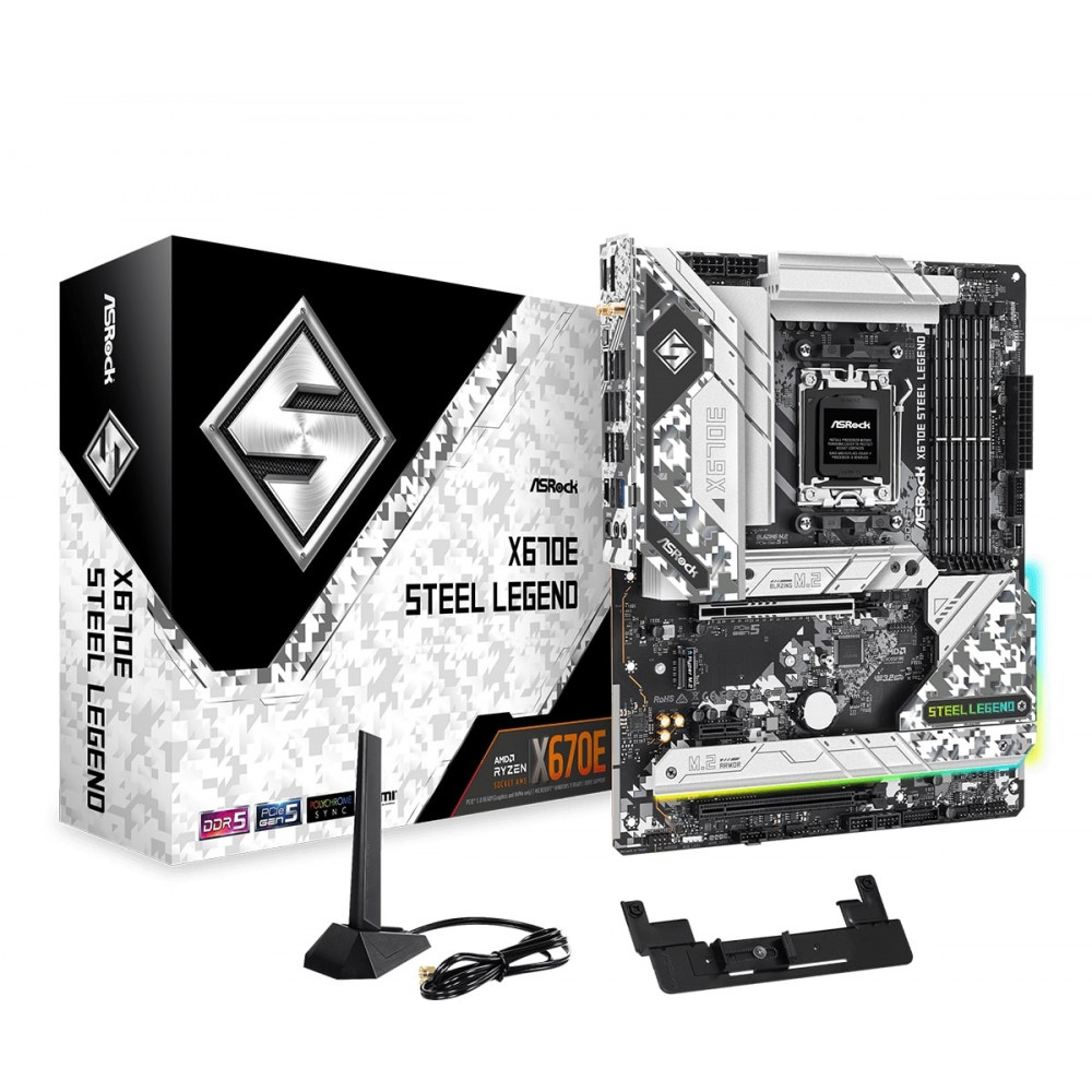 Материнская плата ASRock X670E Steel Legend Socket AM5