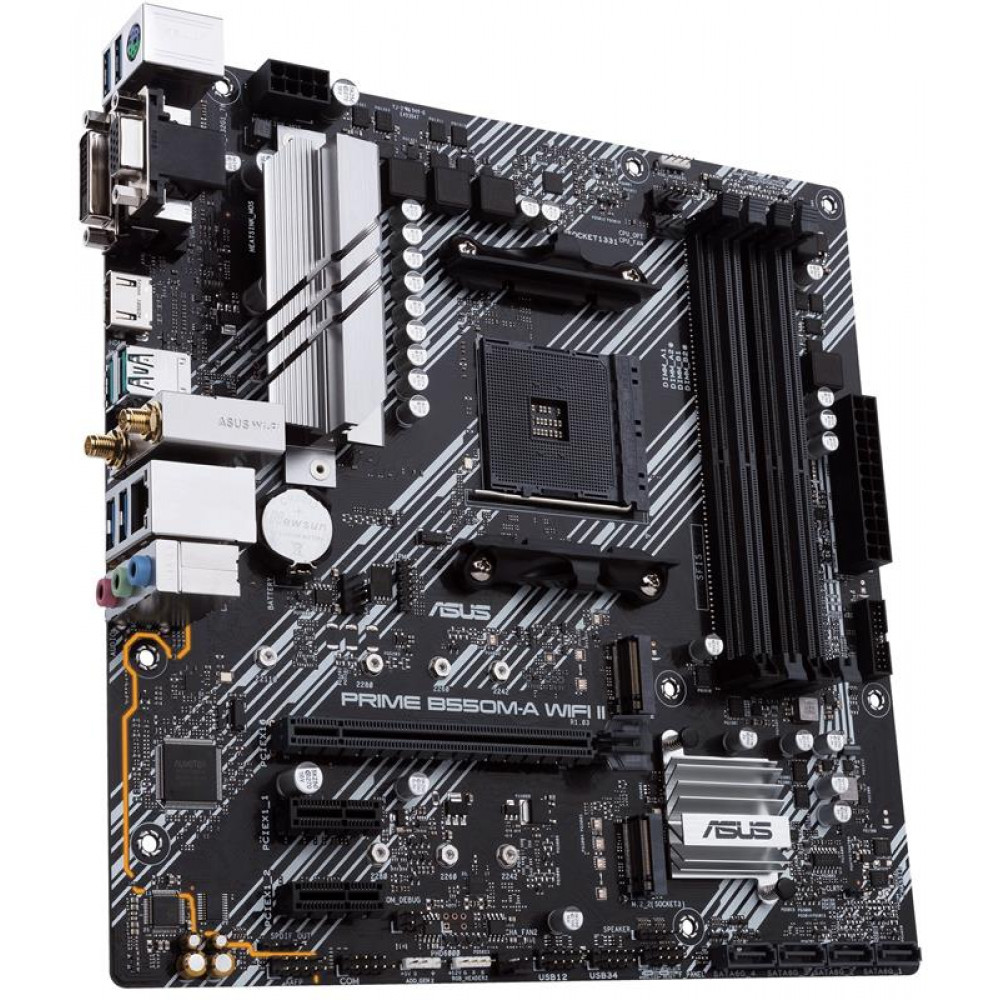 Материнська плата Asus Prime B550M-A WIFI II Socket AM4