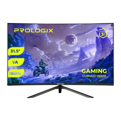 Монітор Prologix Gaming 31.5" GM3224CQ VA Black Curved 165Hz