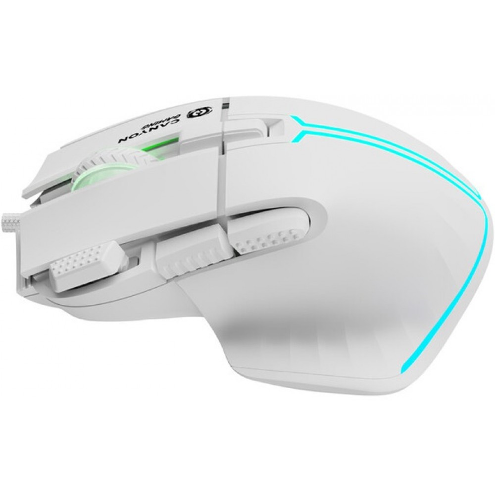 Миша Canyon Fortnax GM-636 RGB USB White (CND-SGM636W)