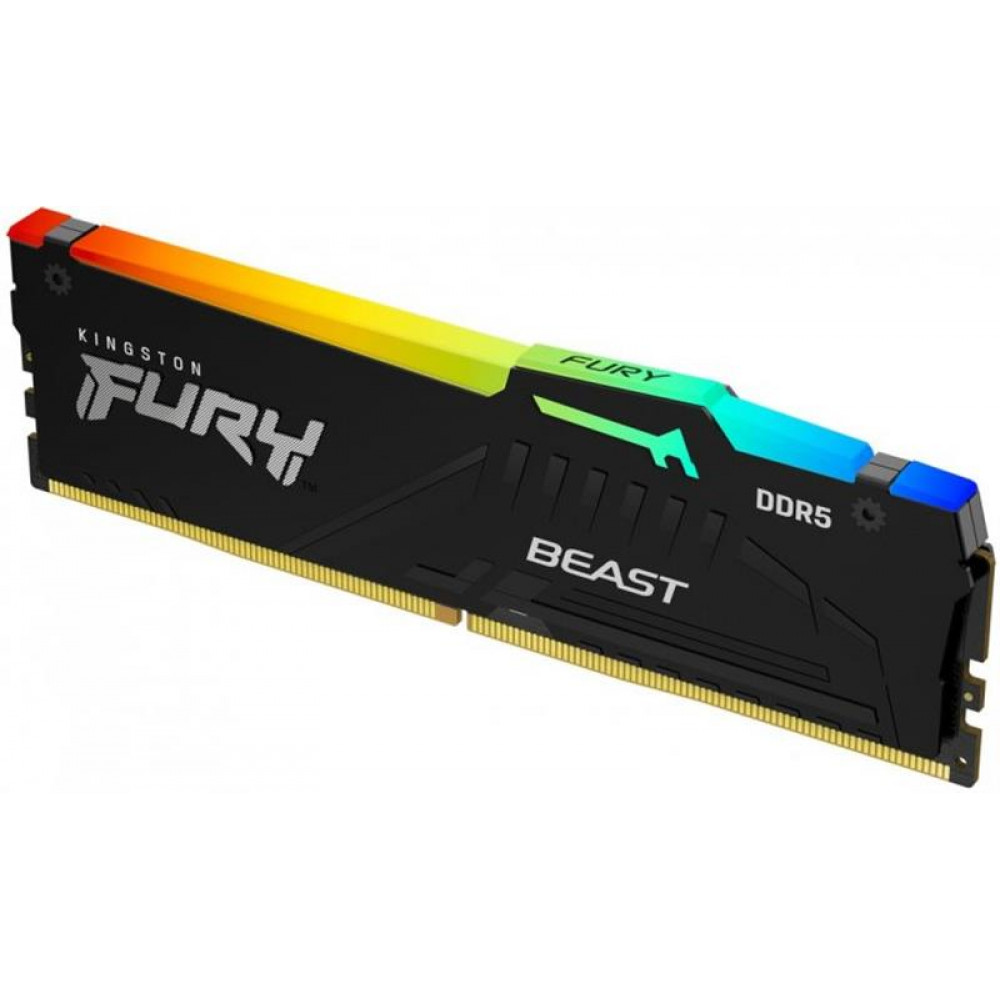 Модуль памяти DDR5 16GB/6000 Kingston Fury Beast RGB (KF560C30BBA-16)