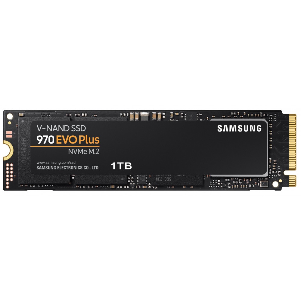 Накопитель SSD 1TB Samsung 970 EVO Plus M.2 PCIe 3.0 x4 V-NAND MLC (MZ-V7S1T0BW)