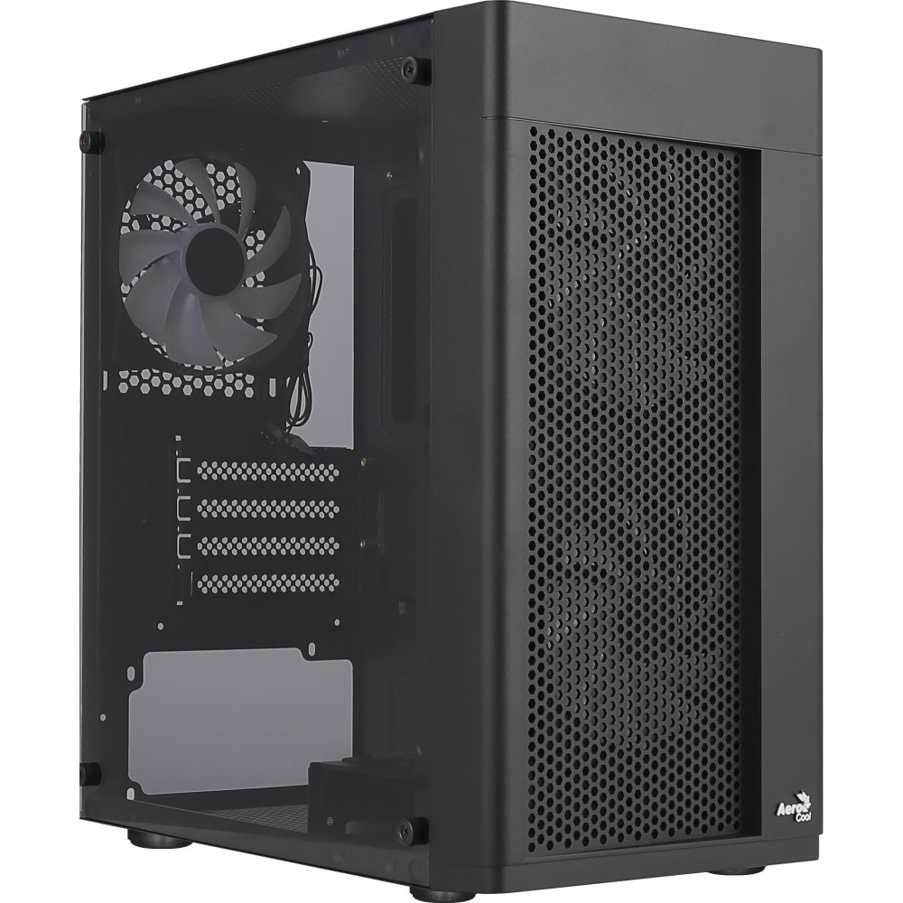 Корпус AeroCool Hexform-G-BK-v2 (ACCX-PV38002.11) Black + БП VX Plus 500 500W