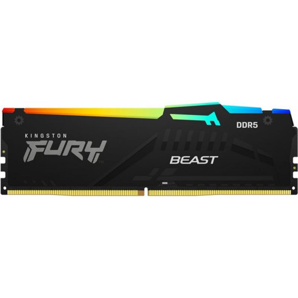 Модуль памяти DDR5 16GB/6000 Kingston Fury Beast RGB (KF560C30BBA-16)