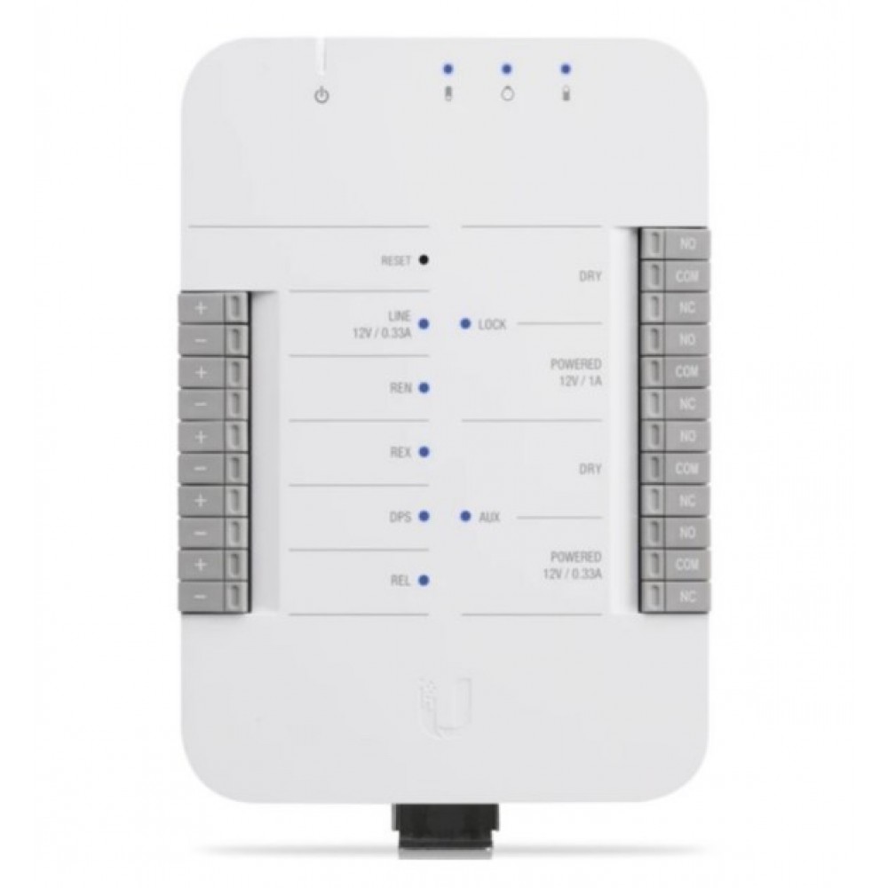 Котролер доступу Ubiquiti UniFi Access UA-Hub (4xGE PoE, PoE ++, DIN Rail)