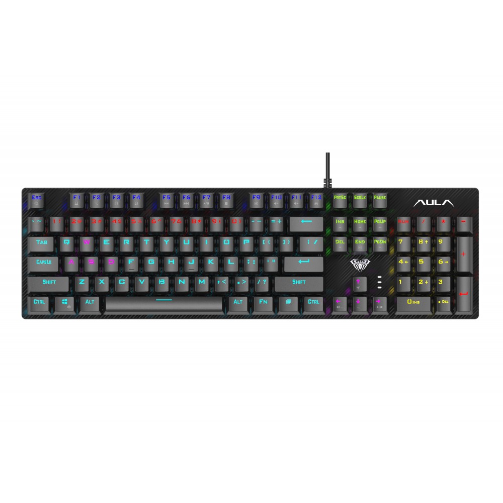 Клавиатура Aula Mechanical S2022 Black keycaps, blue switch (6948391202235)