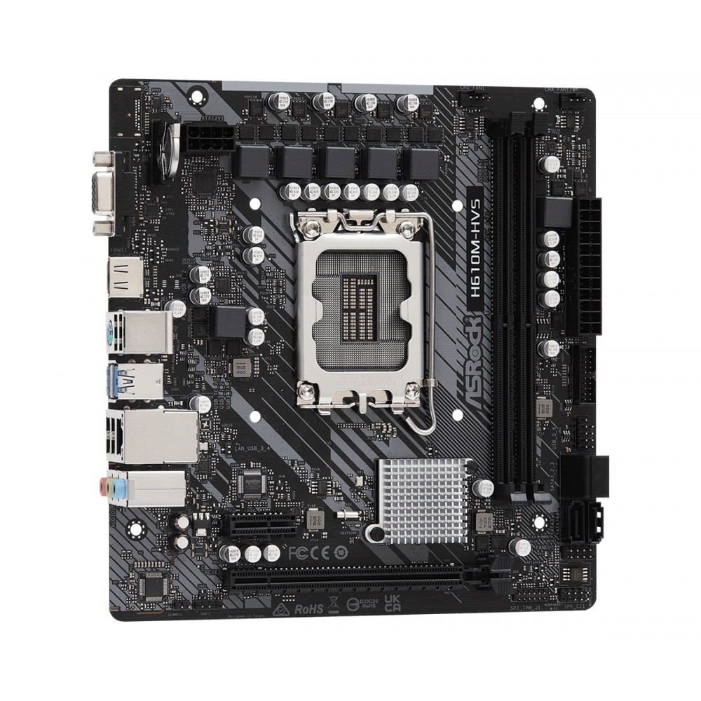 Материнська плата ASRock H610M-HVS Socket 1700