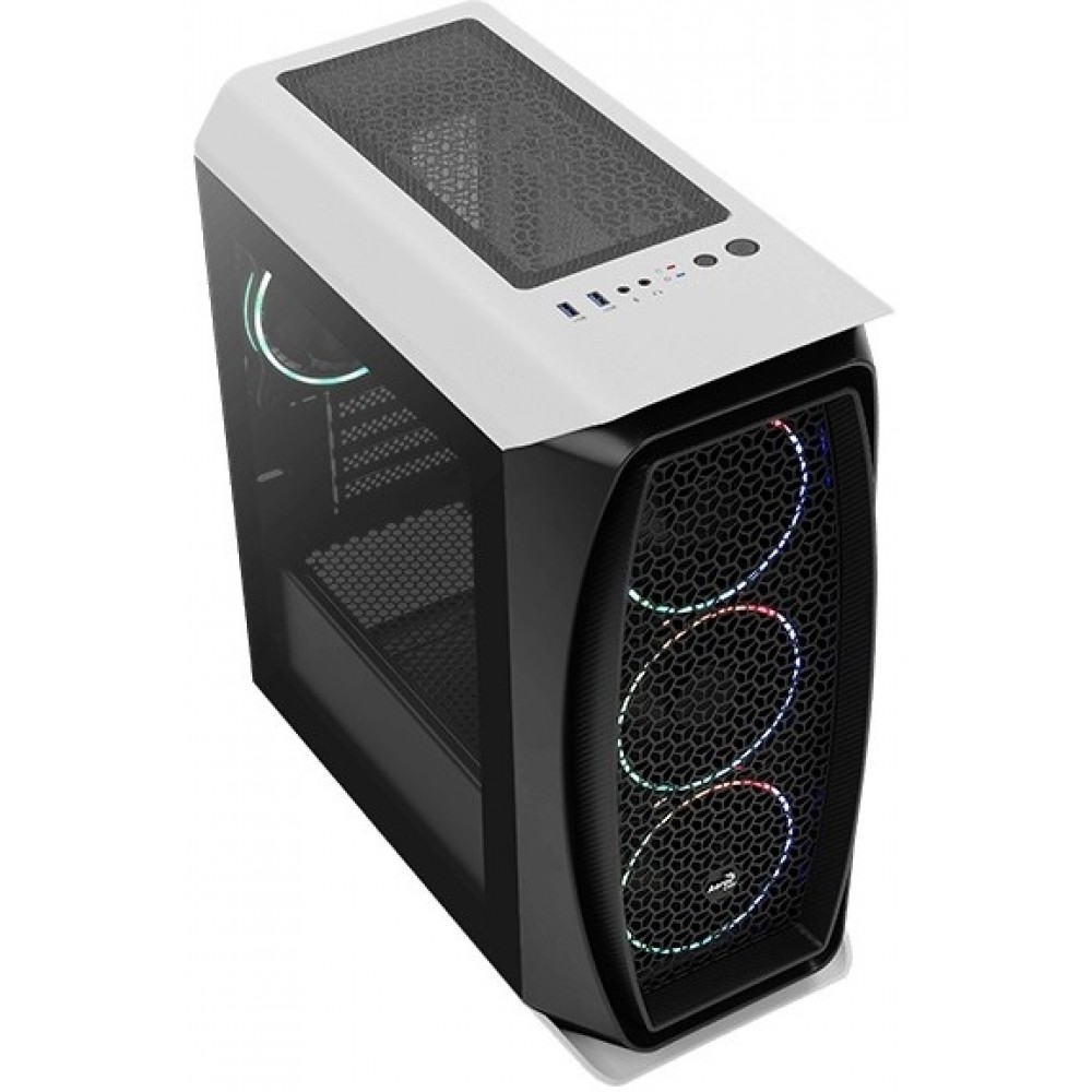 Корпус AeroCool Aero One Mini Eclipse-G-WT-v1 (ACCS-PB18143.21) Black/White без БЖ