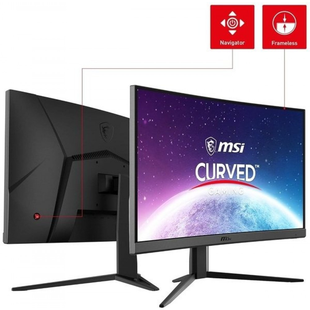 Монитор MSI 23.6" Optix G24C4 E2 VA Black Curved 180Hz