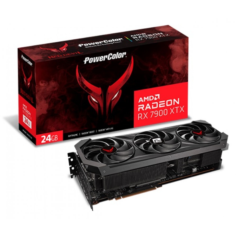 Відеокарта AMD Radeon RX 7900 XTX 24GB GDDR6 Red Devil PowerColor (RX 7900 XTX 24G-E/OC)