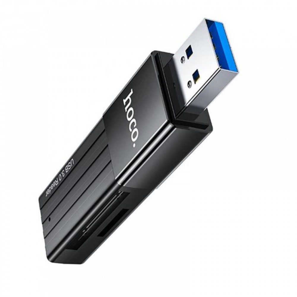 Кардидер USB3.0 Hoco HB20 Black (HB20U3)