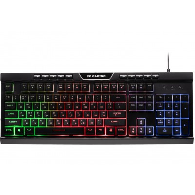 Клавіатура 2E Gaming KG300UB LED Ukr Black (2E-KG300UB)