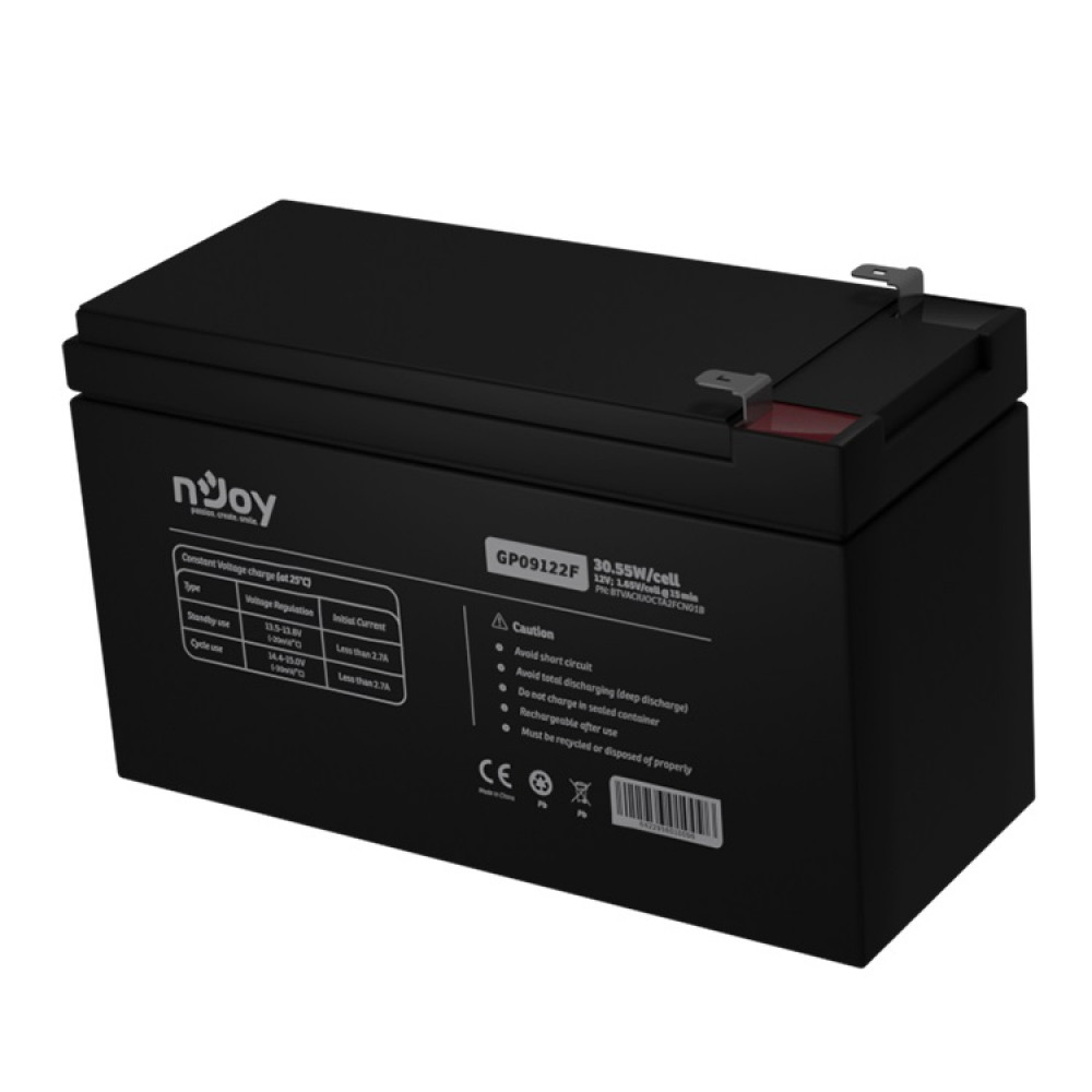 Аккумуляторная батарея Njoy GP09122F 12V 9AH (BTVACIUOCTA2FCN01B) AGM