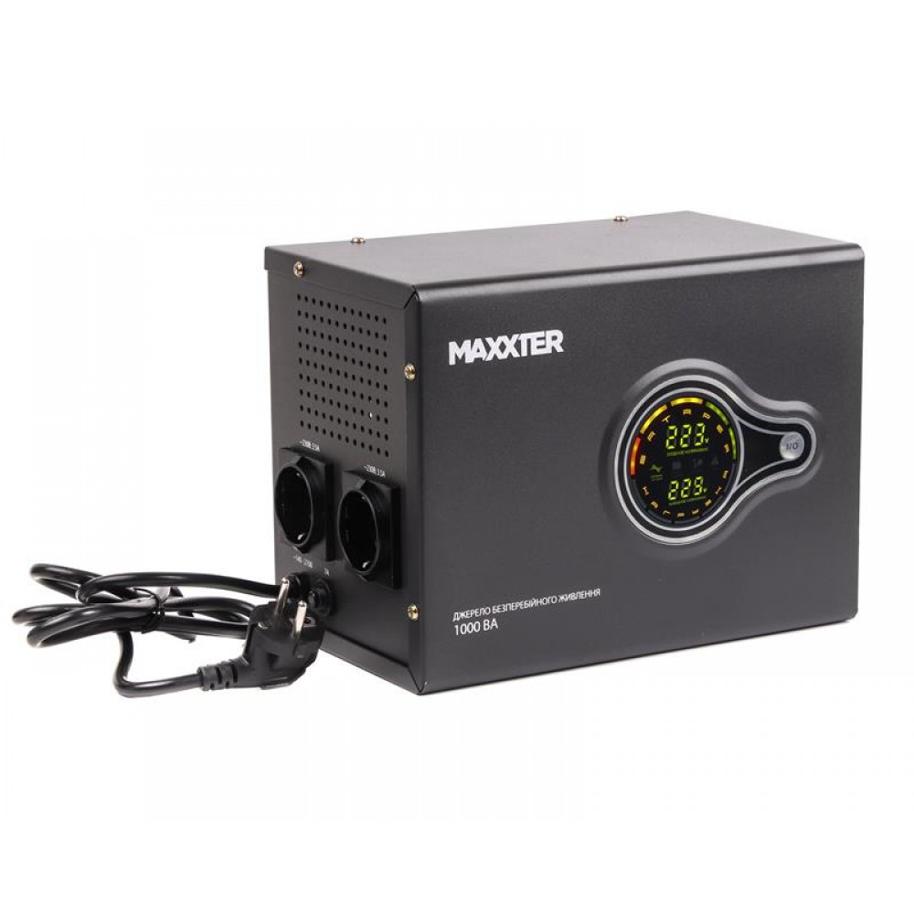 ДБЖ Maxxter MX-HI-PSW1000-01 1000VA