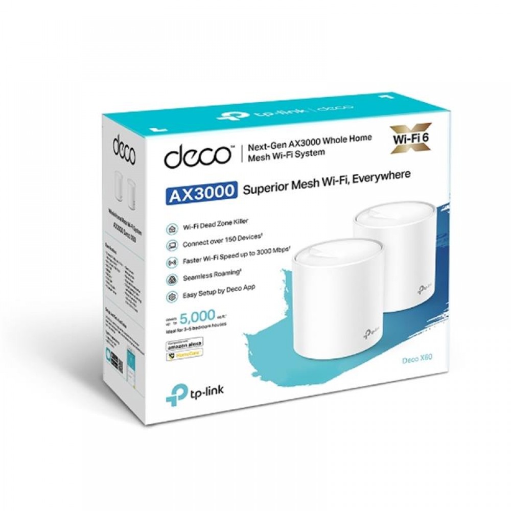 WiFi Mesh система TP-Link Deco X60 2-pack