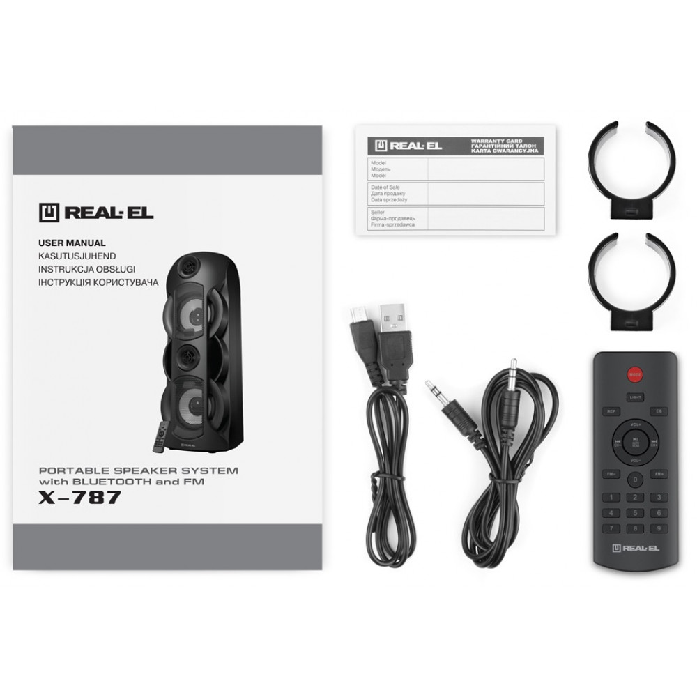 Акустическая система REAL-EL X-787 Black