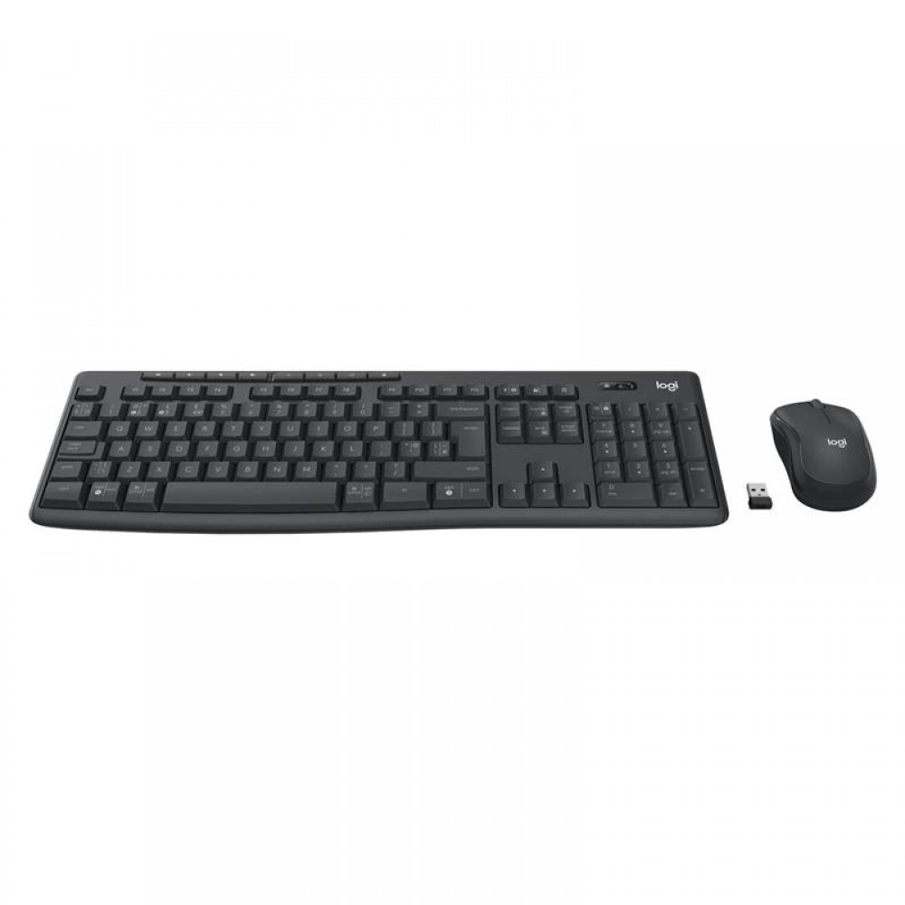 Комплект (клавіатура, мишка) бездротовий Logitech MK370 Black USB (L920-012077)