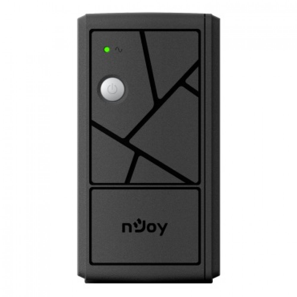 ИБП Njoy Keen 800 (UPLI-LI080KU-CG01B) Lin.int., AVR, 2 x евро, USB, пластик