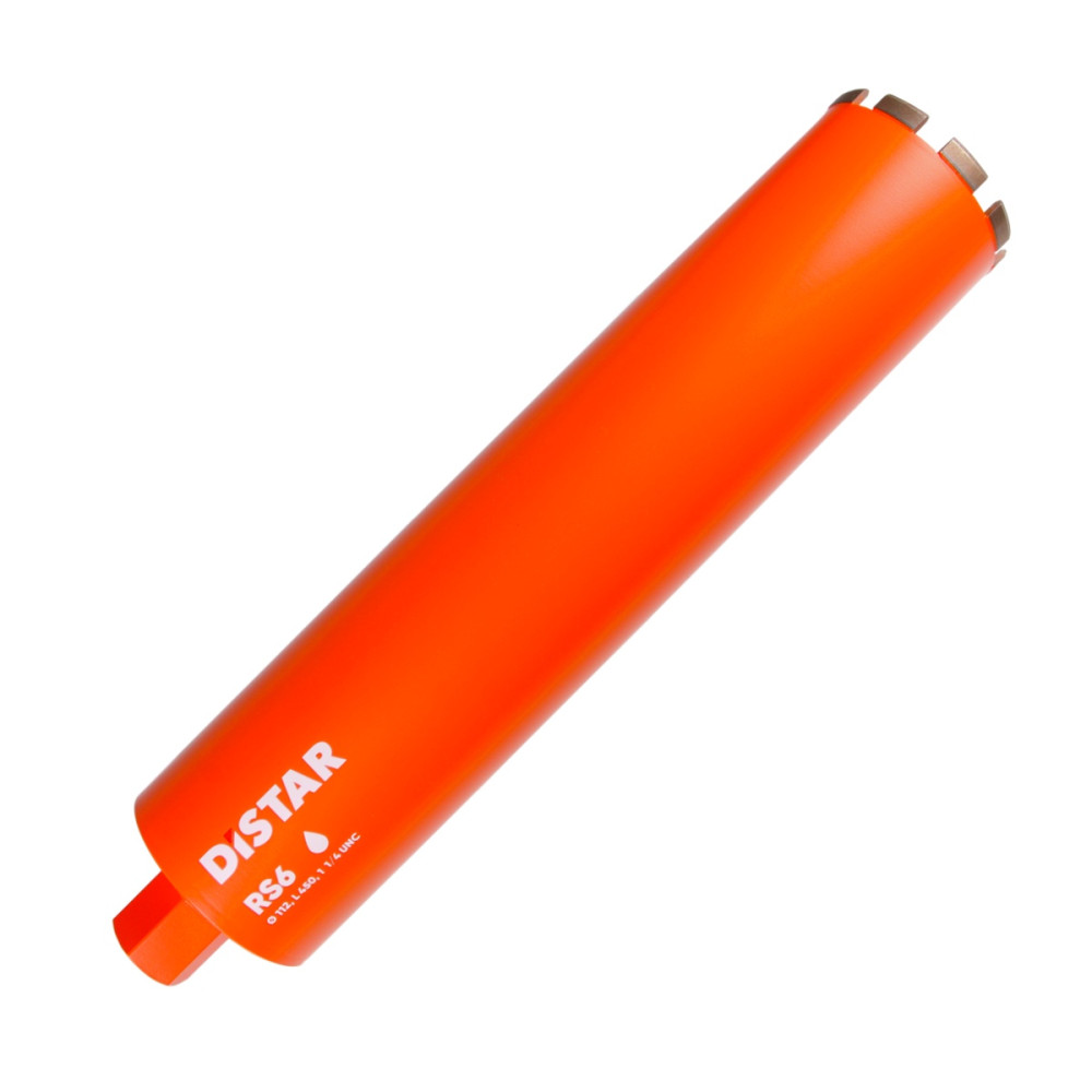Сверло алмазное DDS-W 112x450-9x1 1/4 UNC DLD 112 RS6 DISTAR
