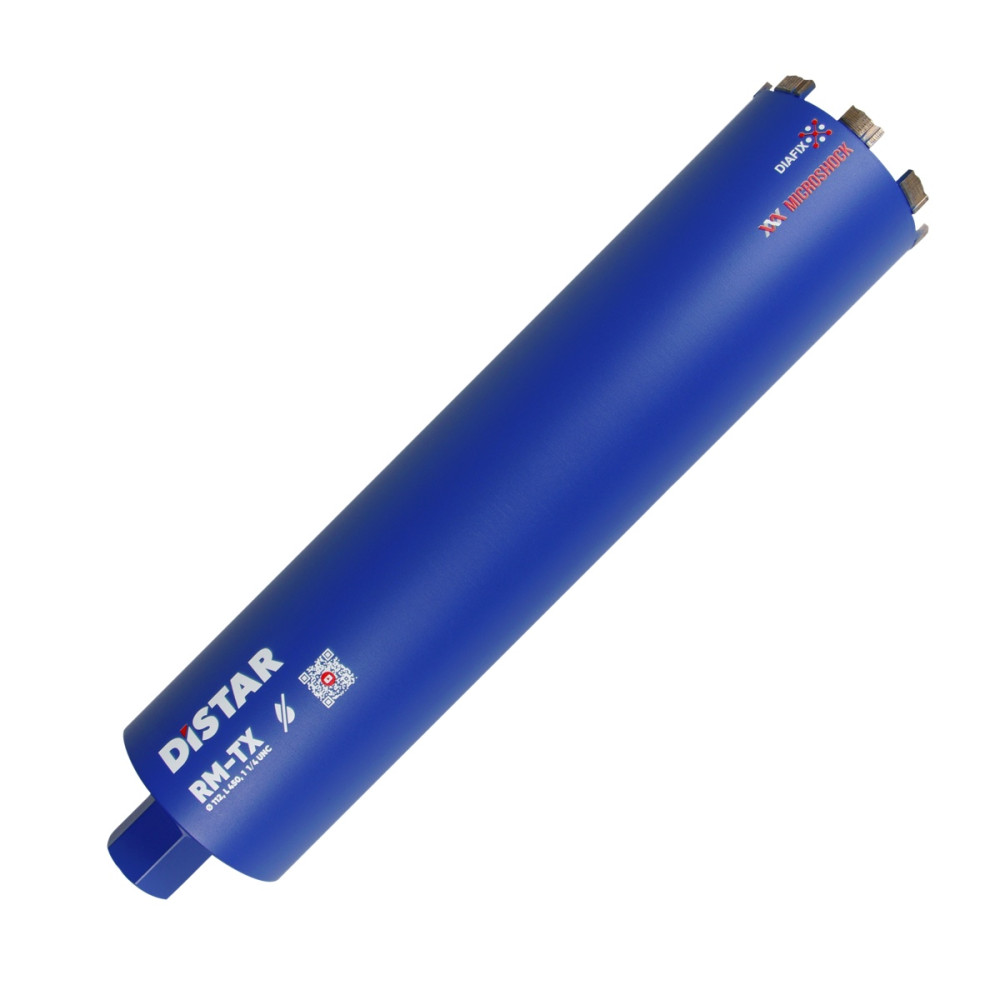 Сверло алмазное DDS-W 112x450-8x1 1/4 UNC DLD 112 RM-TX DISTAR