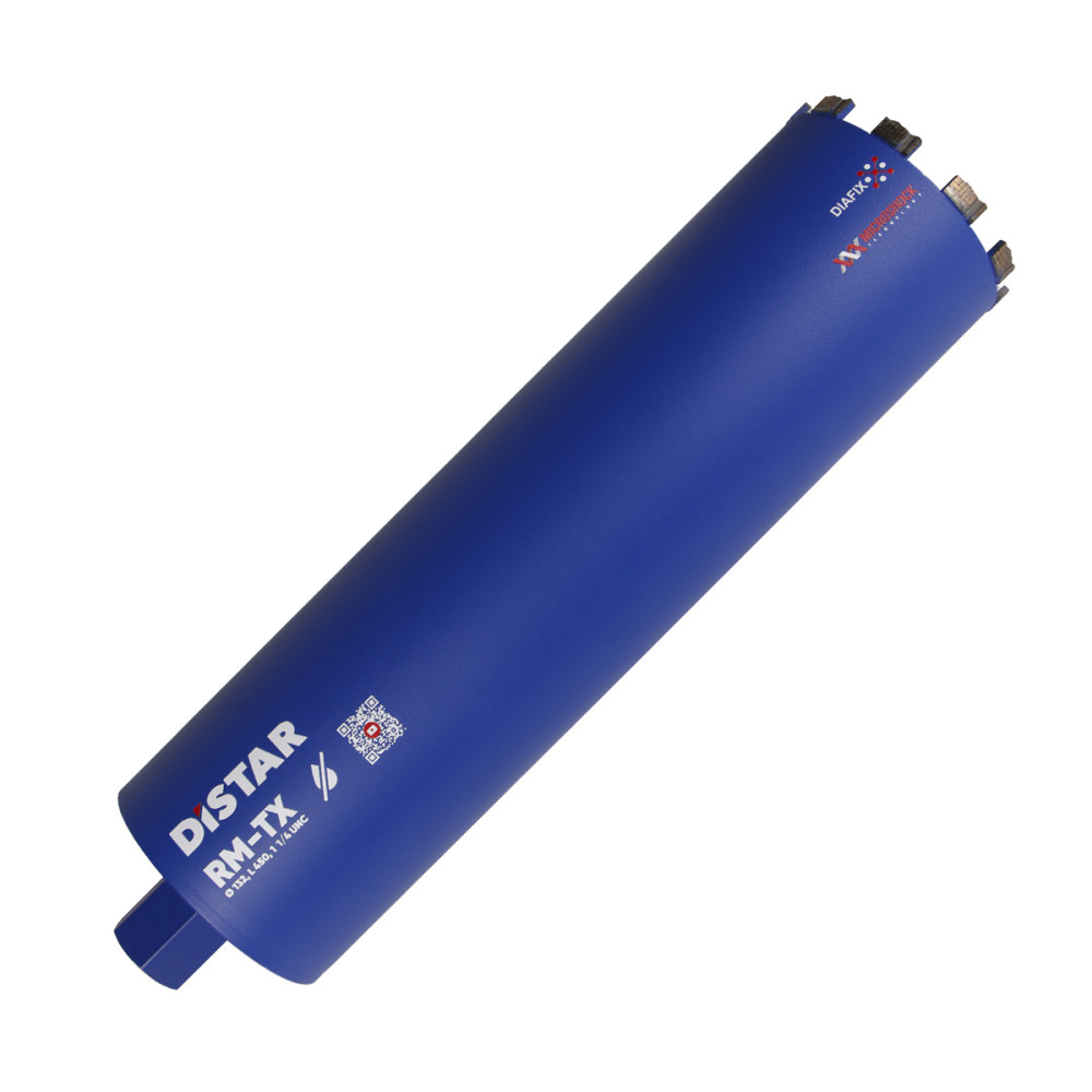 Сверло алмазное DDS-W 132x450-10x1 1/4 UNC DLD 132 RM-TX DISTAR