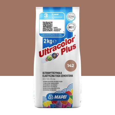 Цементная затирка MAPEI Ultracolor Plus 142 (коричневый) 2 кг (6014202A)