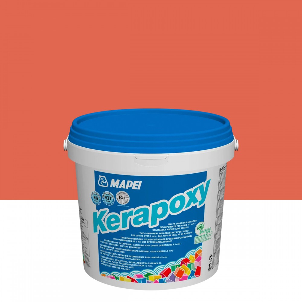 Епоксидний шовний заповнювач (фуга) MAPEI KERAPOXY №145, цегла, 2 кг (4514502)