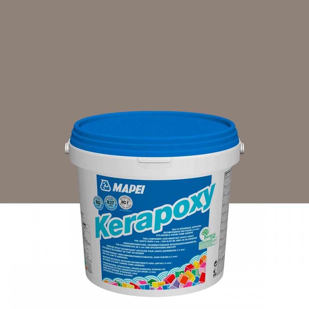 Епоксидний шовний заповнювач (фуга) MAPEI KERAPOXY №113, темно-сірий, 2 кг (4511302)