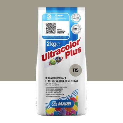 Цементне затирання MAPEI Ultracolor Plus 115 (річковий сірий) 2 кг (6011502A)