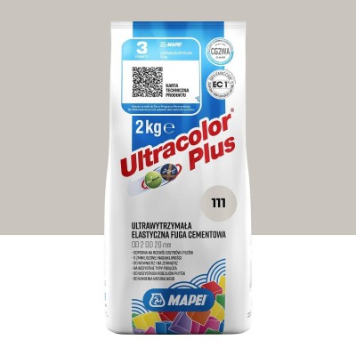 Цементная затирка MAPEI Ultracolor Plus 111 (светло-серый) 2 кг (6011102A)