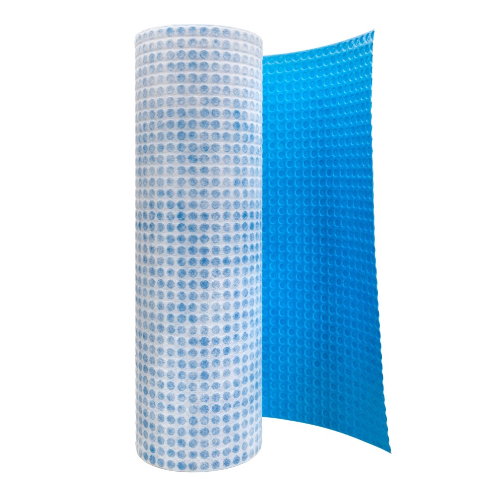 Гідроізоляційна розділювальна та протитріщинна мембрана MAPEI MAPEGUARD UM 35, синій, 1x30 м (2850730)