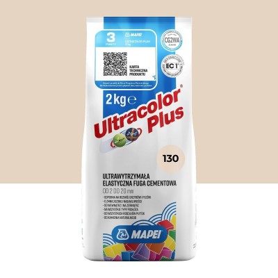 Цементная затирка MAPEI Ultracolor Plus 130 (жасмин) 2 кг (6013002A)