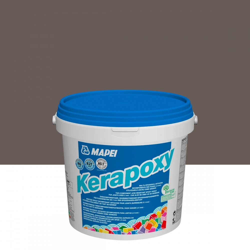 Епоксидний шовний заповнювач (фуга) MAPEI KERAPOXY №114, антрацит, 2 кг (4511402)