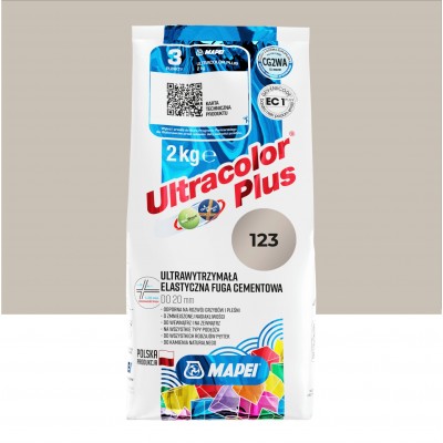 Цементная затирка MAPEI Ultracolor Plus 123 (античный белый) 2 кг (6012302A)