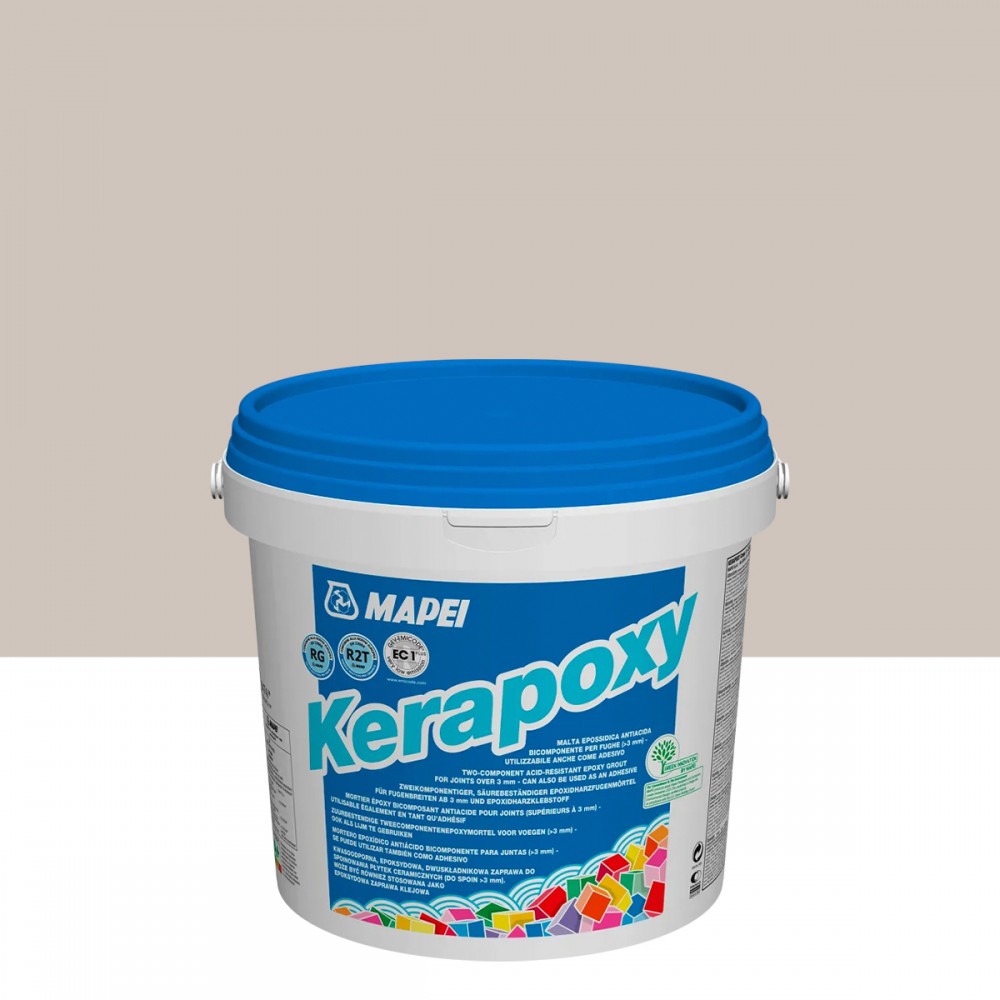 Епоксидний шовний заповнювач (фуга) MAPEI KERAPOXY №111, світло-сірий, 2 кг (4511102)